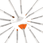 White Acrylic Nail Art Brushes