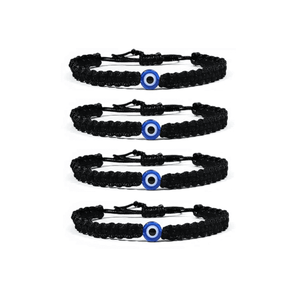 Black Thread Evil Eye Nazariya Bracelet For Unisex