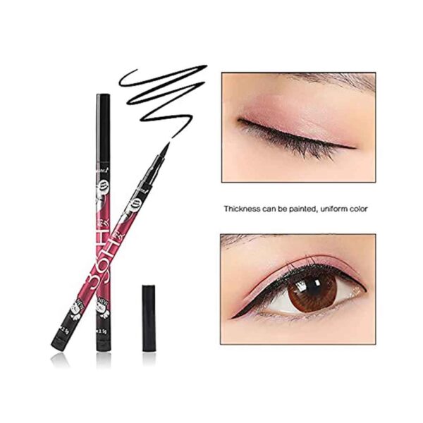 Women's & Girl's 36H Long-lasting Waterproof Liquid Eyeliner Pencil (Item Weight : 2.5 Gram- (Pack of 2)