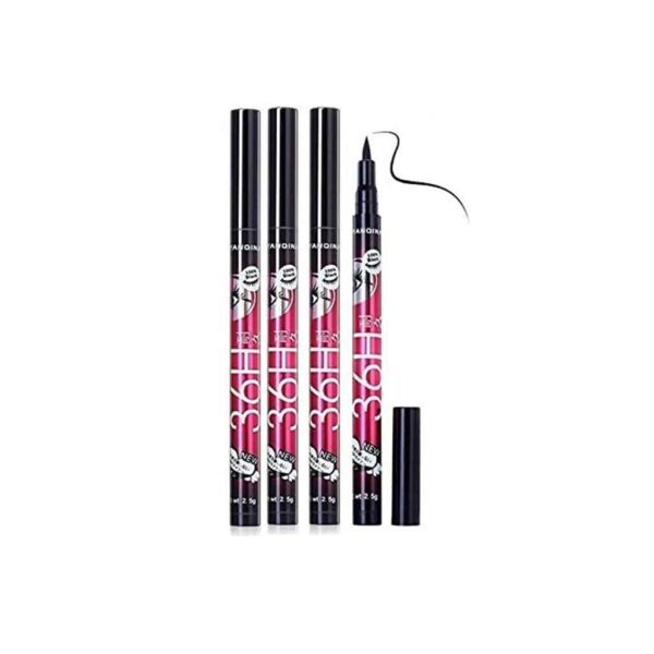 Women's & Girl's 36H Long-lasting Waterproof Liquid Eyeliner Pencil (Item Weight : 2.5 Gram- (Pack of 2)