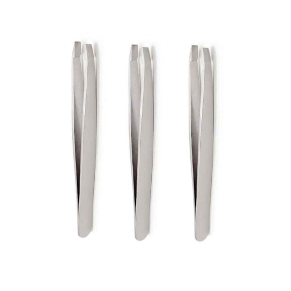 Non-Magnetic Stainless Steel Tweezers -  Personal Care Pack Of 2