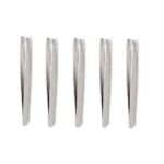 Non-Magnetic Stainless Steel Tweezers -  Personal Care Pack Of 2