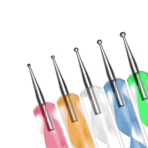 Acrylic Nail Art Brushes with Nail Dotting Tool for Painting