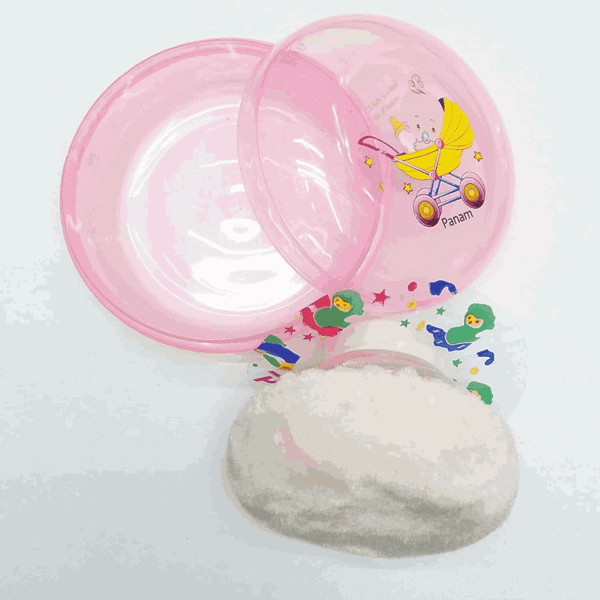 Premium Powder Puff with Powder Storage Powder Case with Puff